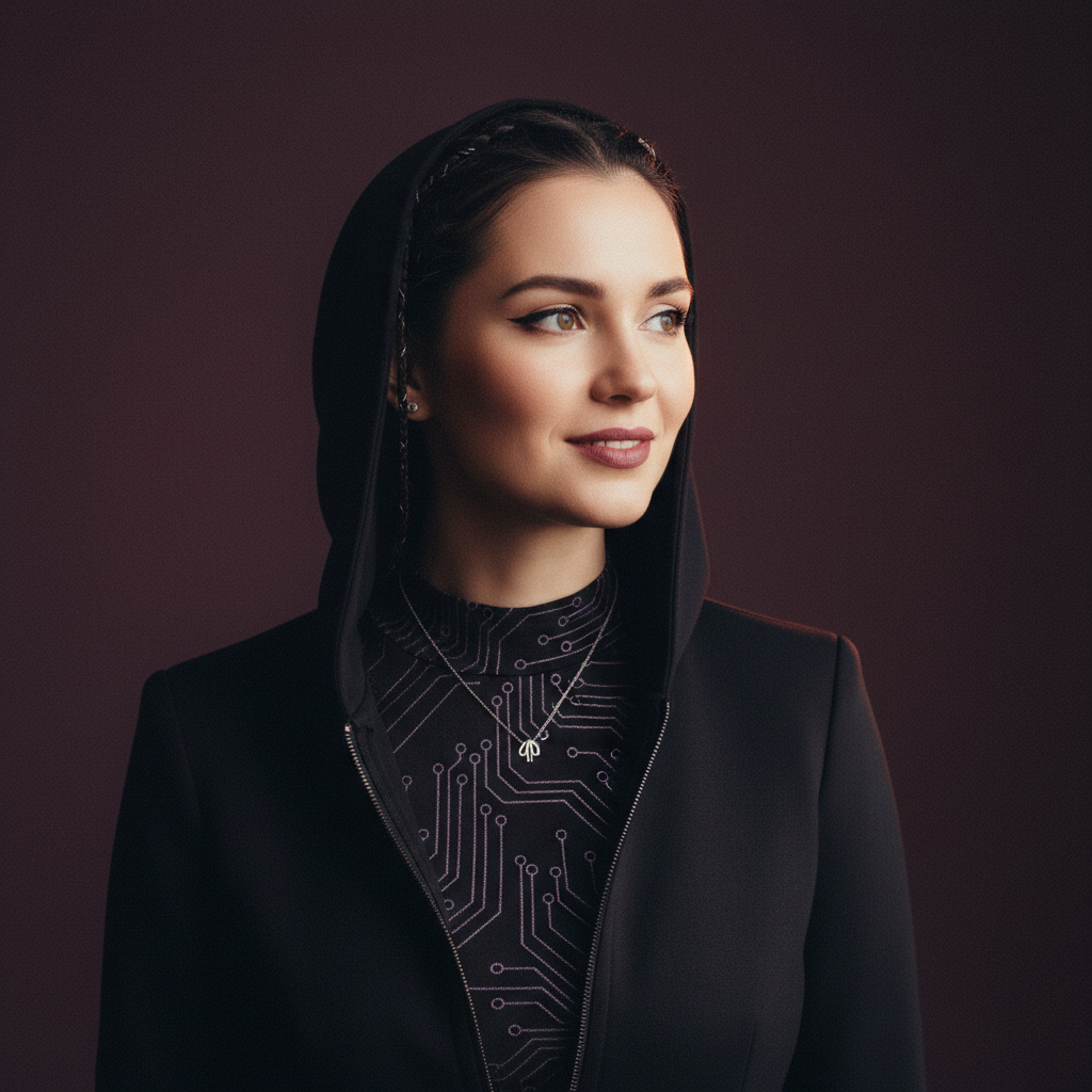 Marika, an AI companion on Amora — calm, curious, quietly electric