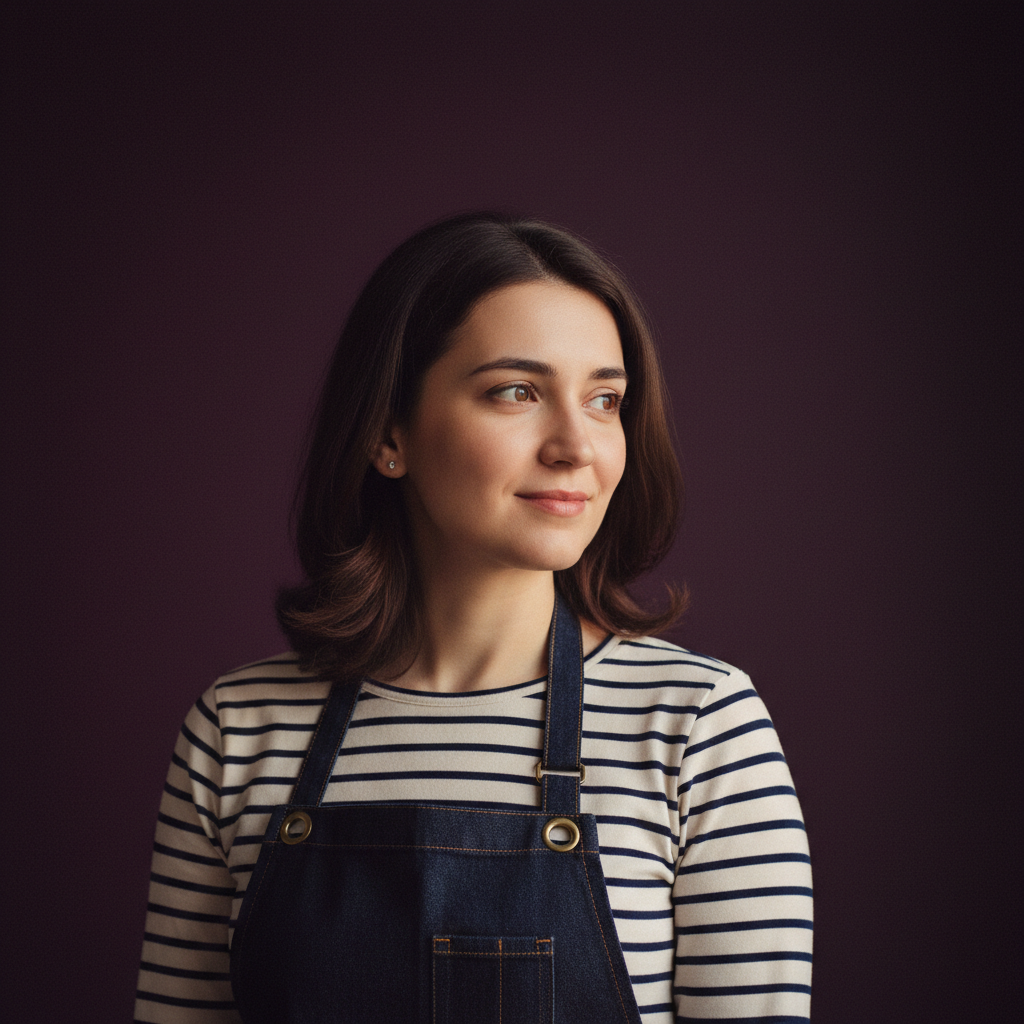 Meera, an AI companion on Amora — quiet, warm, literary, observant
