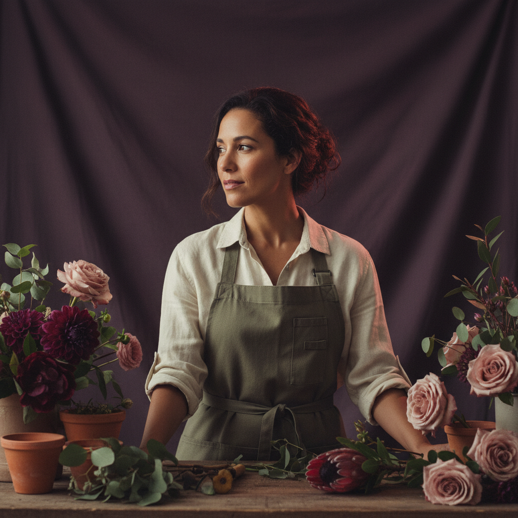 Noemi, an AI companion on Amora — warm, slow, earthy, attentive