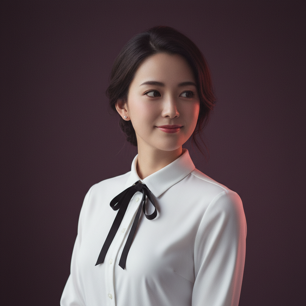Yuki, an AI companion on Amora — still, precise, quietly funny